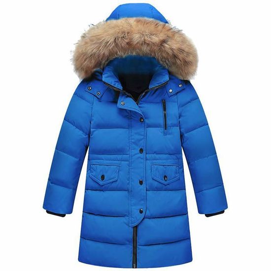 A2Z 4 Kids® ® ® Filles Manteau Enfants Polaire Parka Long En Fausse Fourrure à Capuche Mode Manteaux - Black, Size: 7-8 Years