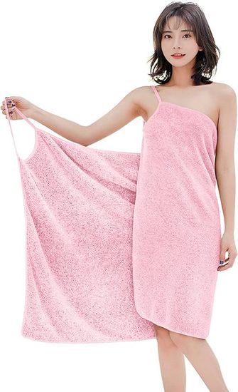 Peignoir De Sauna Femme - Paréo Absorbant Avec Poche