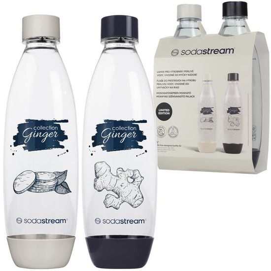 SodaStream - Carafe - pour machine à soda (pack de 2) - Accessoires machine à soda