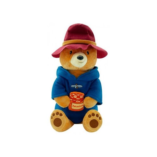 Peluche Ours Paddington Avec Son Manteau Et son pot de miel 37 Cm