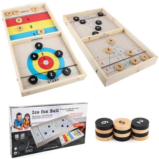 Fast Sling Puck Game, GUBOOM Jeu de société Rapide Slingpuck, Catapult  Board Game, Jeu de Palet à Fronde Ra380 - Cdiscount Jeux - Jouets