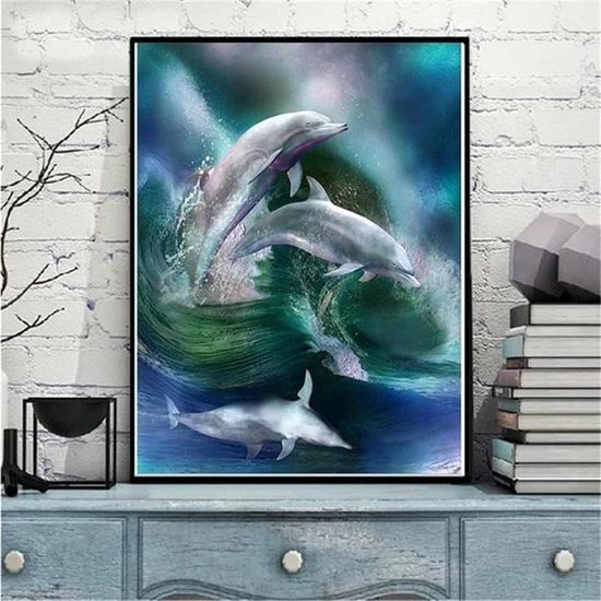 WELIWE 5D Broderie Diamant DIY Diamonds Painting Kit Mosaïque Canevas Strass Peinture Murale Pour Adultes Debutant Décoration Glace Aux Bonbons 40x50 Cm