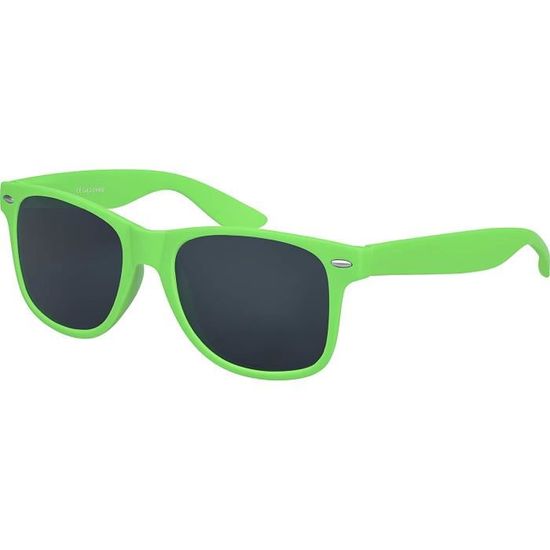 Lunettes De Nerd Style Rétro - Noir Ronde Plastique - Déguisement Ou Accessoire Mode - HENBRANDT
