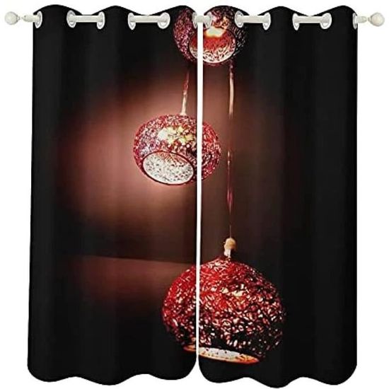 Rideaux Occultants Football 3D Sportifs - Isolation Thermique Et Phonique, 2 Panneaux 85x200cm Avec Oeillets