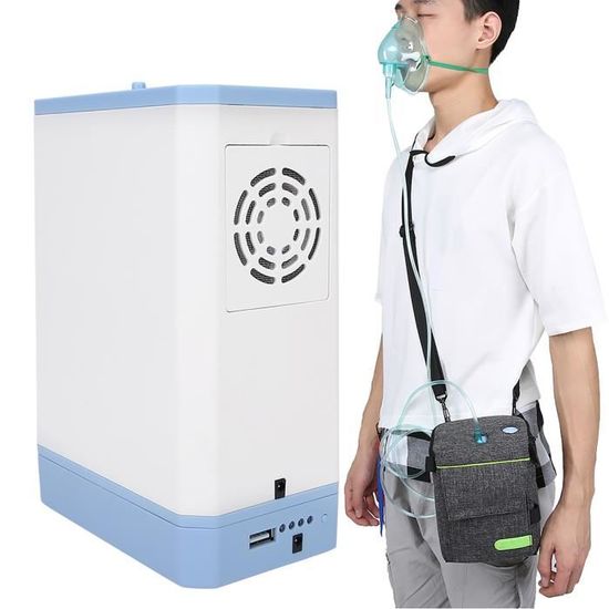 DEDAKJ 1A Concentrateur D'Oxygène Portable - Machine À Générateur D'Oxygène  Avec Canule Nasale Ménage - Oxygène continu 48 H - Cdiscount Bricolage