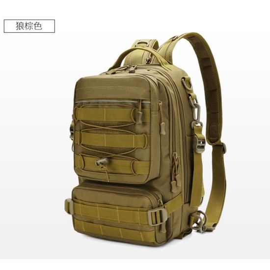 Sac à Dos De Pêche Multifonction Grand Format - Vert - Idéal Pour Camping Et Plein Air