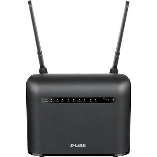 Routeur de Bureau Wi-Fi - DLINK - Multi-Wan 4G LTE Cat. 4 avec antennes externes - Wi-Fi AC1200