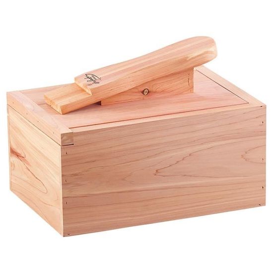 COFFRET CEDRE CIREUR AVEC REPOSE PIED