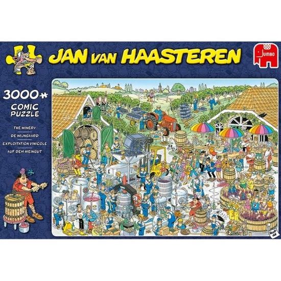 Puzzle - JUMBO - The Winery - 3000 pièces - Multicolore - Adulte - Garantie 2 ans