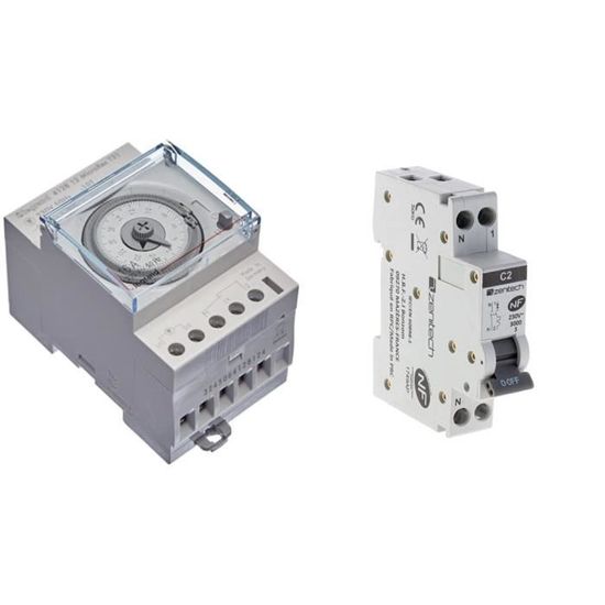 Interrupteur horaire digital - 1 sortie 16A - Legrand 412654