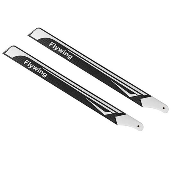 Paires De Pales Principales Hélicoptère RC 550 Mm - Fibre De Verre - Pour Hélicoptère 550/30 - Diamètre Trou 4 Mm