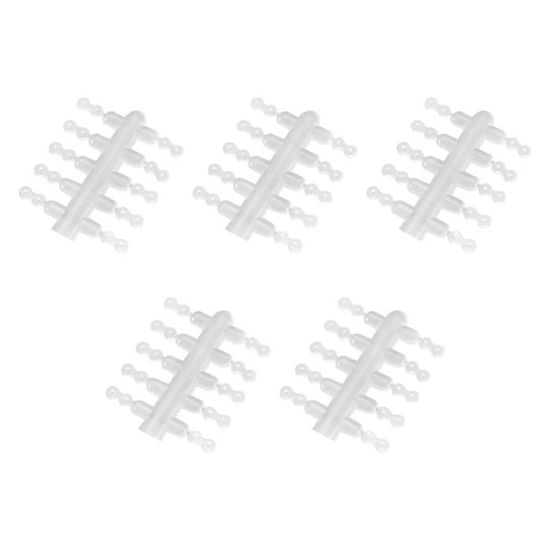 YINETTECH Lot De 150 Bandes Élastiques Appâts Pêche Carpe - 6 Mm Transparent - Anneaux Fixation Rapide Et Solide