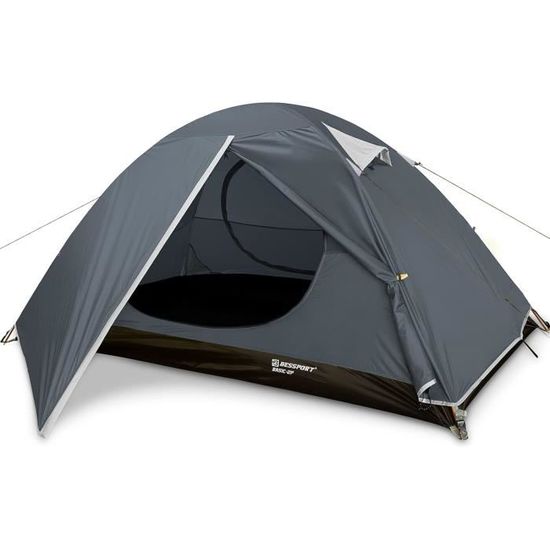 Leogreen 2 en 1 Tente de Camping, Tente Pop up 3-4 Personnes, Tente Dôme Familiale Imperméable et Coupe-Vent - Sport