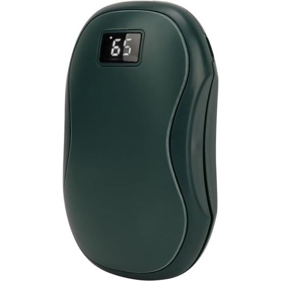 Chauffe-mains électriques Rechargeables - Lot De 2 - Batterie 6000 MAh - 3 Niveaux De Chaleur (jusqu'à 60°C) - Design Magnétique (séparables) - Port USB-C - 7