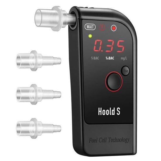 Testeur D'alcool Portable, Capteur à Semi-conducteur Alcootest D'alcool