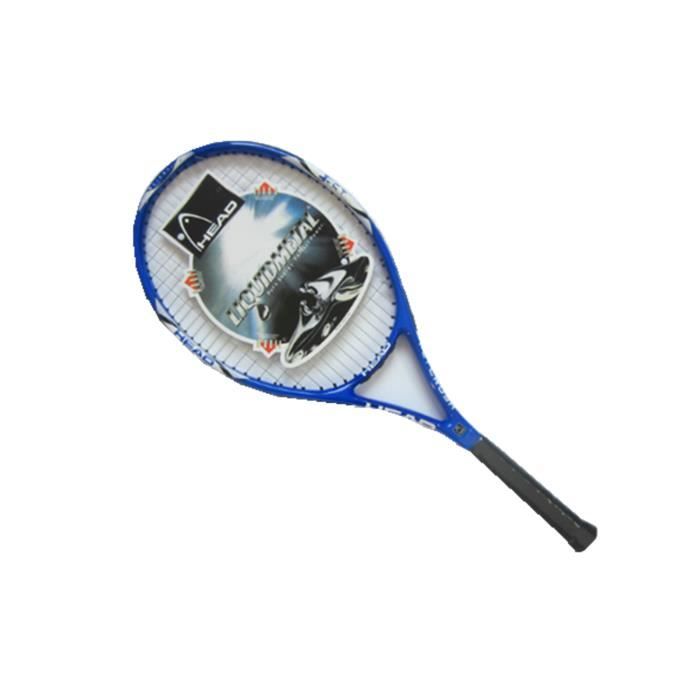 Raquettes de tennis en fibre de carbone ultra légères antichoc et anti-projection bleu
