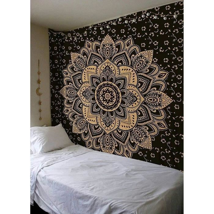 Perle vintage brodée à la main Tenture murale Multi couleur Perles
