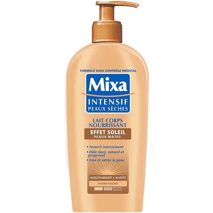 ABSOLU DE PARFUM Mixa - Intensif Peaux Sè ches - Lait Corps Nourrissant Effet Soleil - Autobronzant - Peaux Mates - 250 ml76