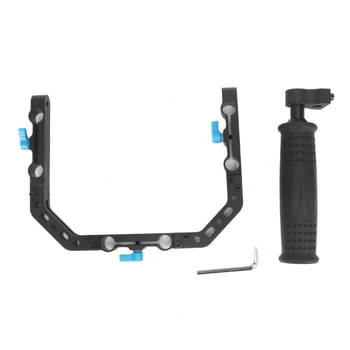 FOTGA DP3000 Poignée Supérieure Support de Cage C pour 15mm Barre D SLR Suivi de Focus, Noire