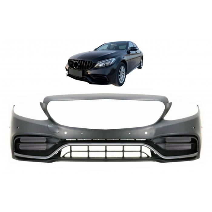 Pare-chocs pour Mercedes W205 S205 A205 C205 T-Model Coupé Cabrio 14+ Facelift Look