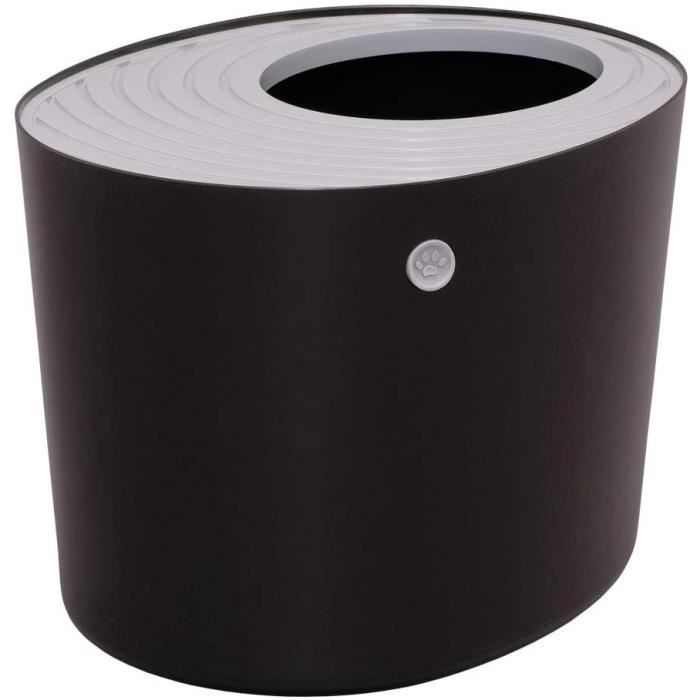Maison de toilette pour chat avec couvercle à rainuresentrée par le haut et pelle Top Entry Cat Litter Box PUNT530plastiqueno 28