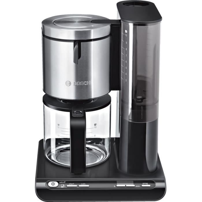 BOSCH TKA8633 Cafetière filtre programmable Styline - Noir