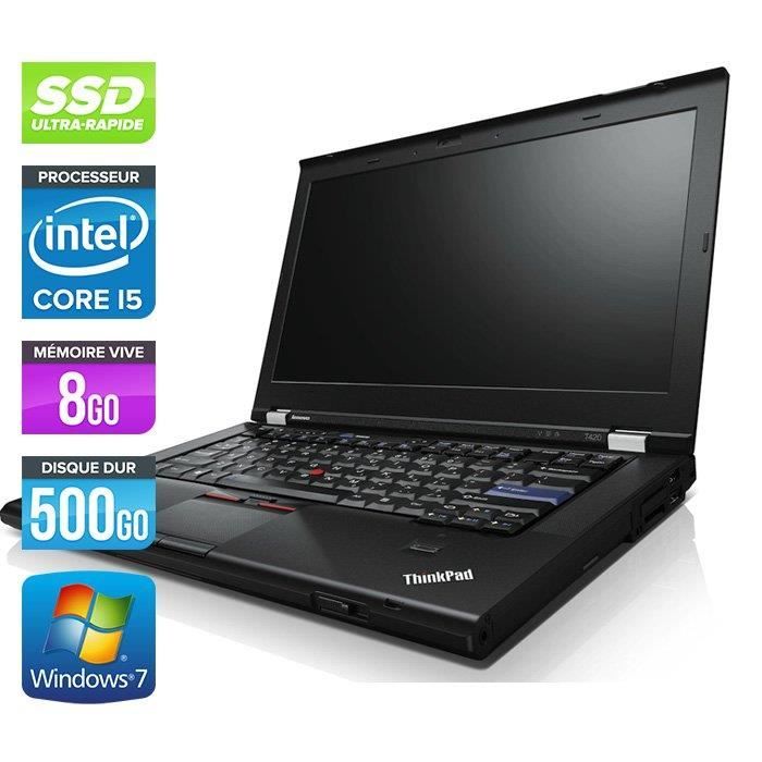 Lenovo ThinkPad T420 - Core i5 - 8Go - 500Go SSD