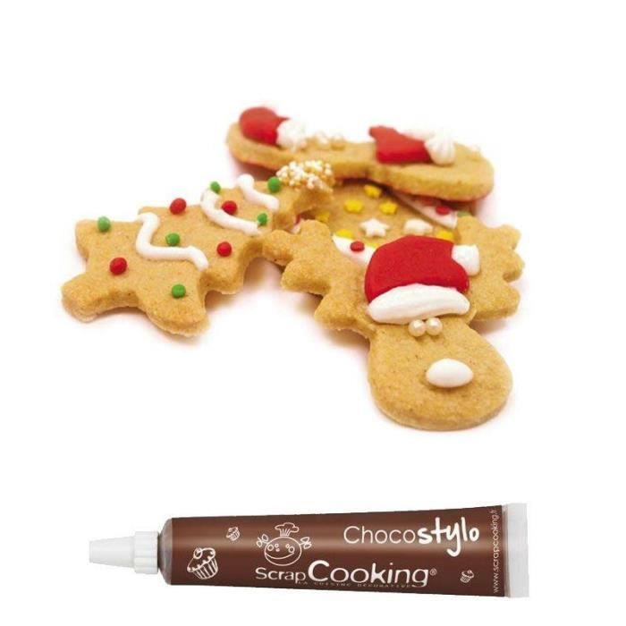 Préparation pour biscuits de Noël + Stylo chocolat