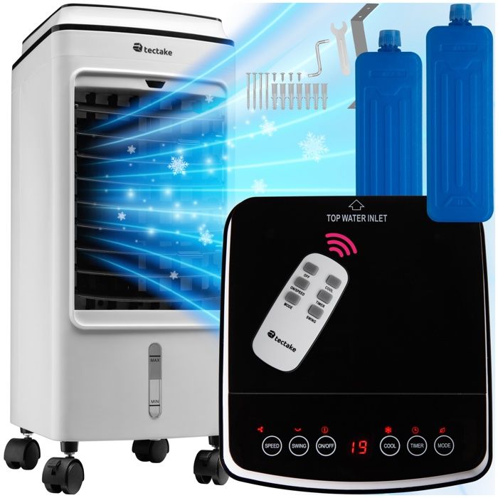 TECTAKE Climatiseur mobile 3 en 1 monobloc 3 programmes avec télécommande