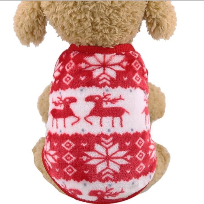 Color 11-XL -Vêtements de noël pour chiens - Manteau Chihuahua,Costume d'hiver pour petits chiens et grands chiens,vêtements d'ani