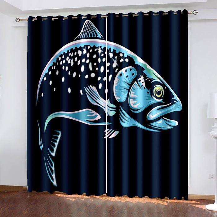 Rideau Chambre Enfant Bebe Fille Garcon Adultes Ado 3D Extension Espace Floral Rose Rideaux Occultants Thermiques Isolants A[u8067] - Maison