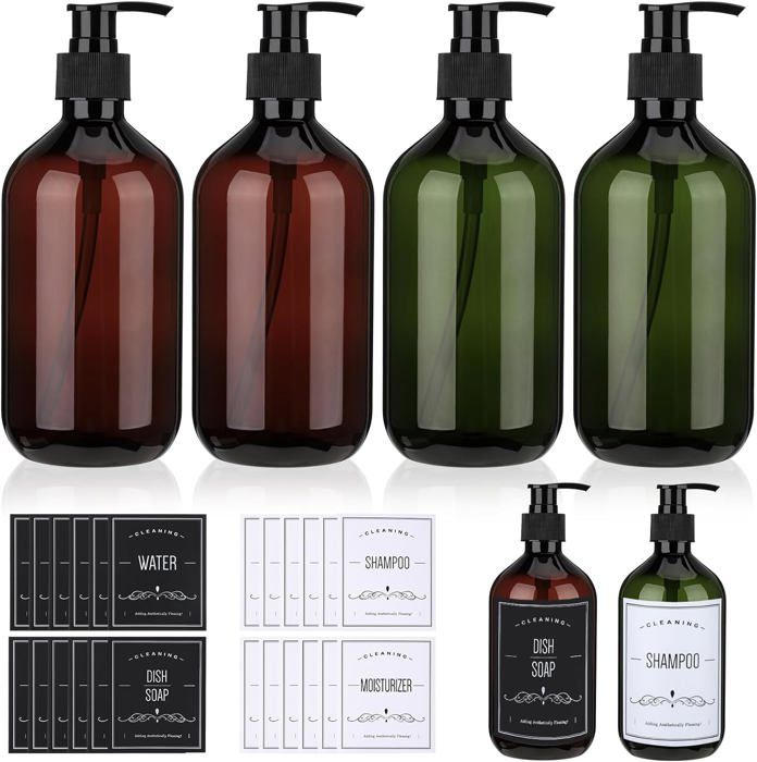 TAFACE Lot de 4 flacons pulvérisateurs vides rechargeables en
