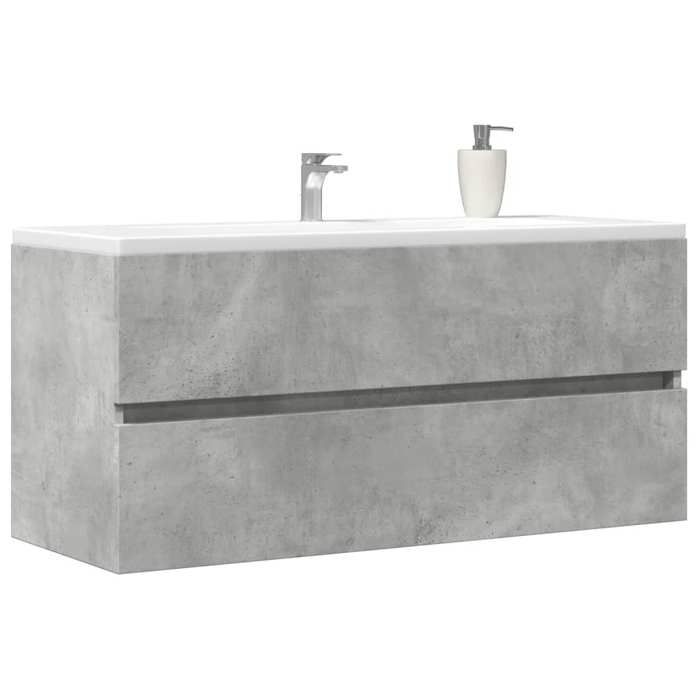 vidaXL Armoire dévier Gris béton 100x385x45 cm Aggloméré 856251