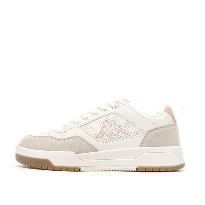 Kappa Baskets Blanches/Beiges/Roses Femme Kappa Manisw