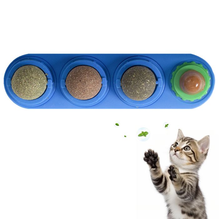 Meilleurs prix pour Boule dherbe à chat pour mur de chat boules de vigne argentée jouets comestibles jouets à mâcher sains et sans danger pour les