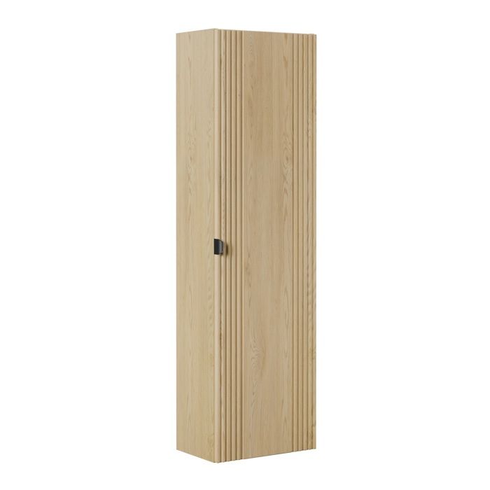 Colonne de salle de bain suspendu OVALIA chêne 40 x 140 cm Colonne de salle de bain suspendu OVALIA chêne 40 x 140 cm
