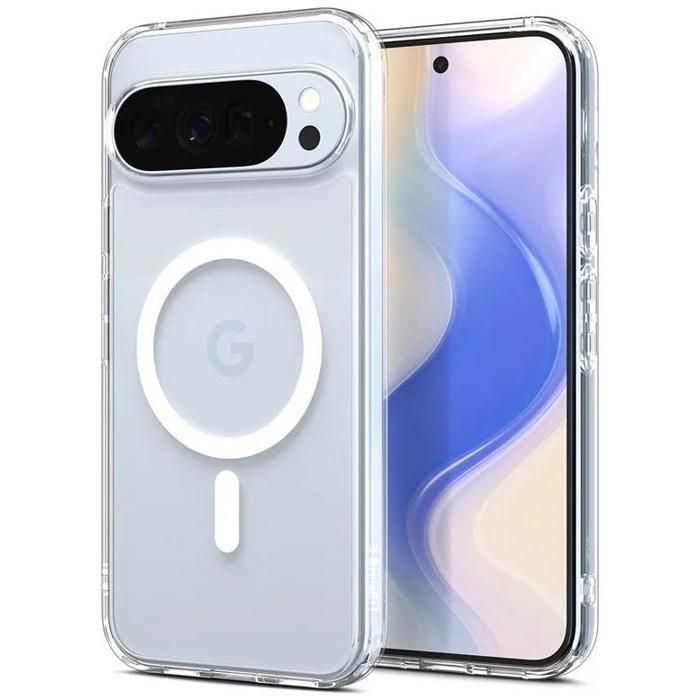 Spigen Ultra Hybrid Case with Pixelsnap for Google Pixel 10 Pro XL 6.8 Clear White - ACS09725