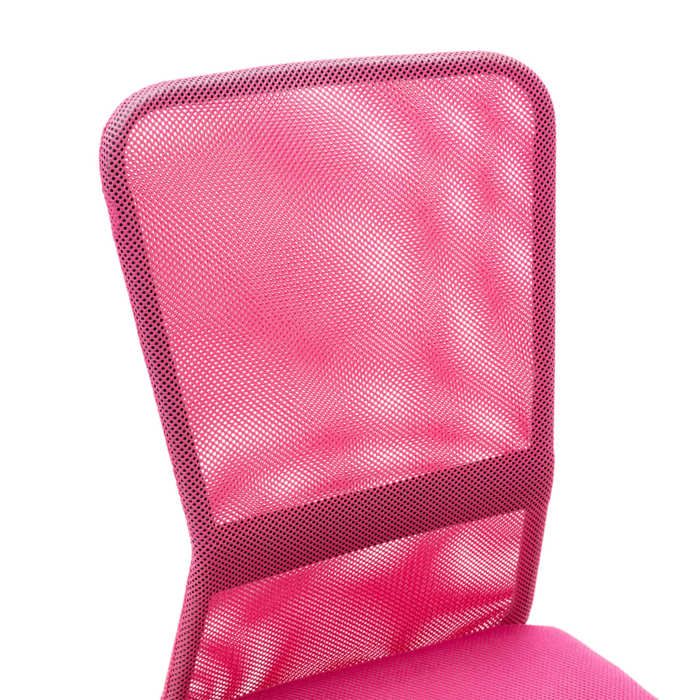 Sale 2026 Fauteuil de bureau - Pour 1 personne - Rose 44x52x100 cm Tissu en maille DD407