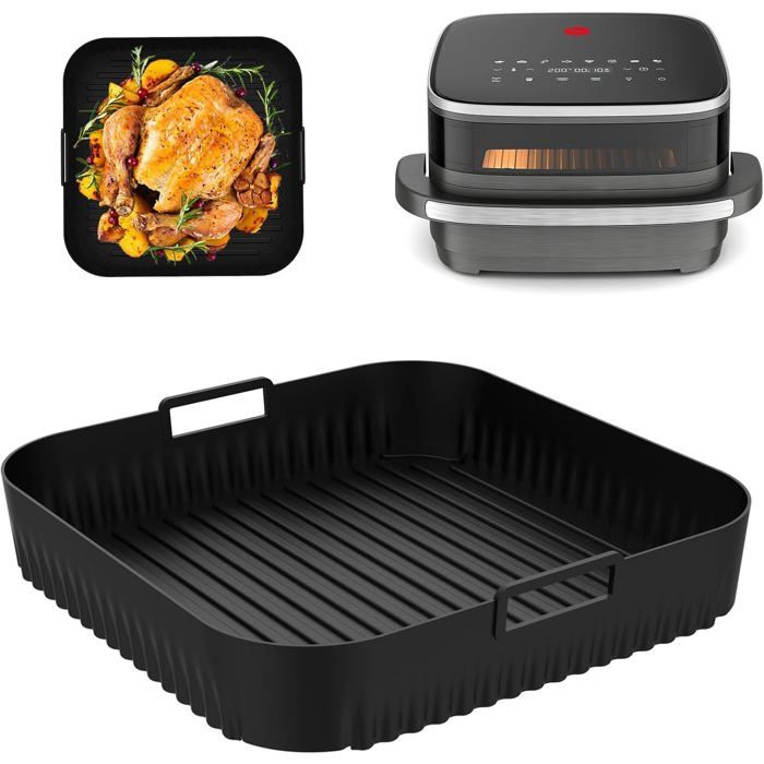 Accessoires Air Fryer Pour Moulinex Moule Silicone Air Fryer Compatible Avec Moulinex Easy Fry Xl Surface/Al4018F0 Anti-Adhésif&Ré