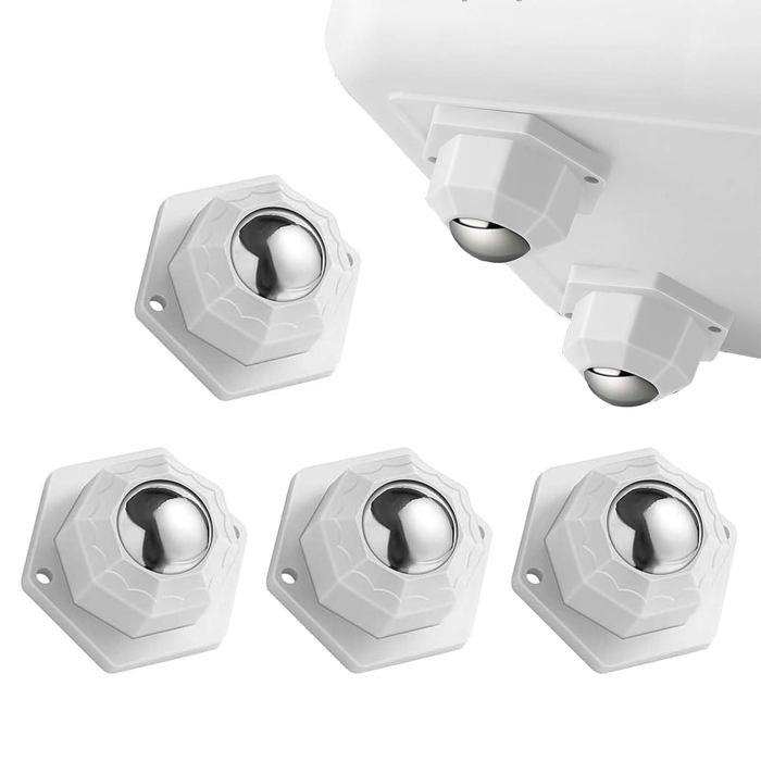4pcs Roulette Charge Lourde Roulettes à Billes pour Forte Charge Charge 200kg Roulettes à Billes pour Meubles Roulettes