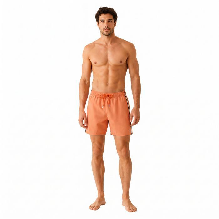 Short de bain homme modèle iconique 50491594-Orange