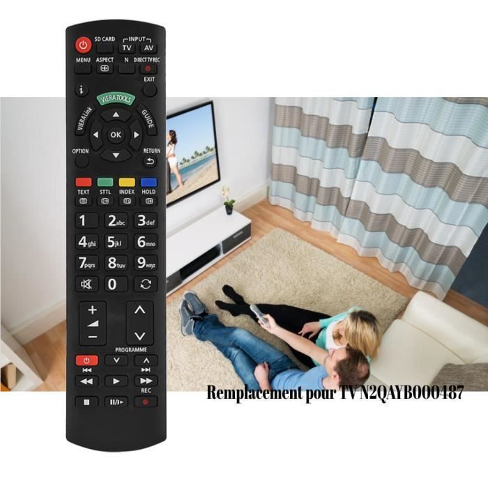 Télécommande D'origine Panasonic N2QAYB000487 - Modèle TV - Occasion Comme Neuve