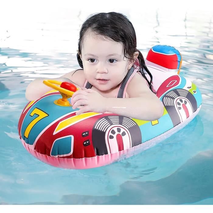Bouée Piscine,Bouee pour Bebe, Crabe Bébé Siège Piscine, Bouée Bébé, Piscine Bouée Gonflable, Convient aux bébés de 6 à 48 Mois - Jeux - Jouets
