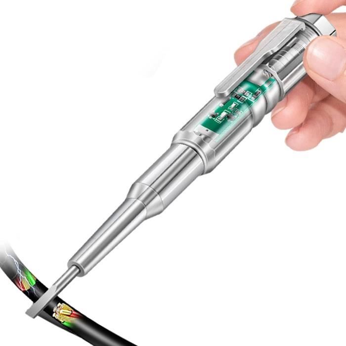5 Pcs Stylo testeur de tension,Stylo de test à induction intelligent ...