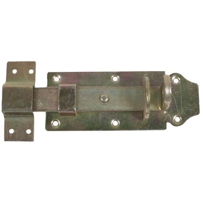 Pêne Dormant à Volant Pour Serrure De Porte – Acier Galvanisé Argenté – KeyMet