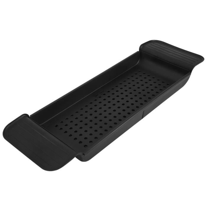 Étagère Rétractable Pour Baignoire – Plateau Blanc Réglable, Rangement Jouets Ou Produits, Drainage Facile, Facile à Installer