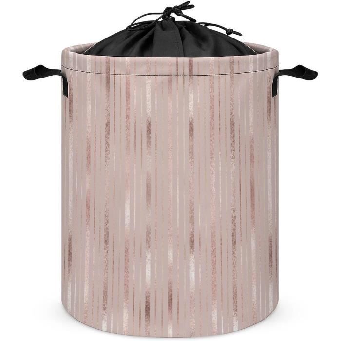 Panier à Linge Pliable étanche - 40x40x50 Cm - Tissu Oxford Avec Poignées - Pour Jouets, Vêtements, Rangement Maison