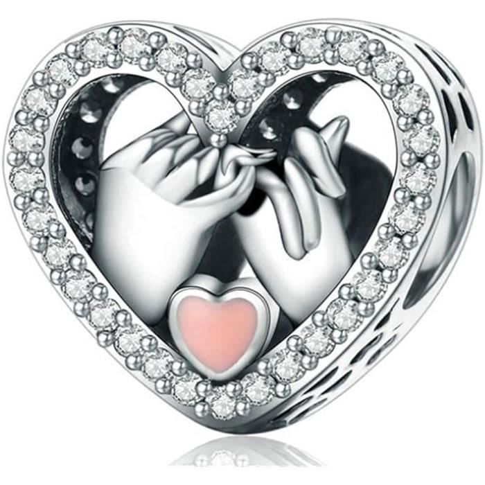 Family Forever Pink Loves Charm Compatible For Pandora Charms Women Bracelets Diy Bead Birthday Valentine S Day Jewelry Gift u6763 Achat Vente charm s Family Forever Pink Loves Charm Compatible For ...