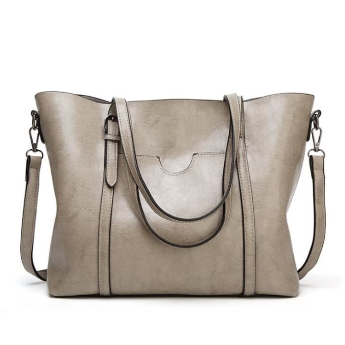 Sac à Main Femme Grande Capacité - Sac Bandoulière Tendance, Léger Et Pratique Pour Quotidien Et Voyage