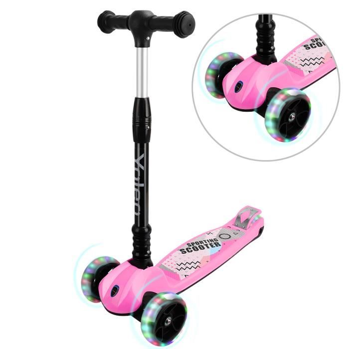 TROTTINETTE à 3 roues pliable pour enfants à partir de 3 à 14 ans pour TROTTINETTE à 3 roues pliable pour enfants à partir de 3 à 14 ans pour